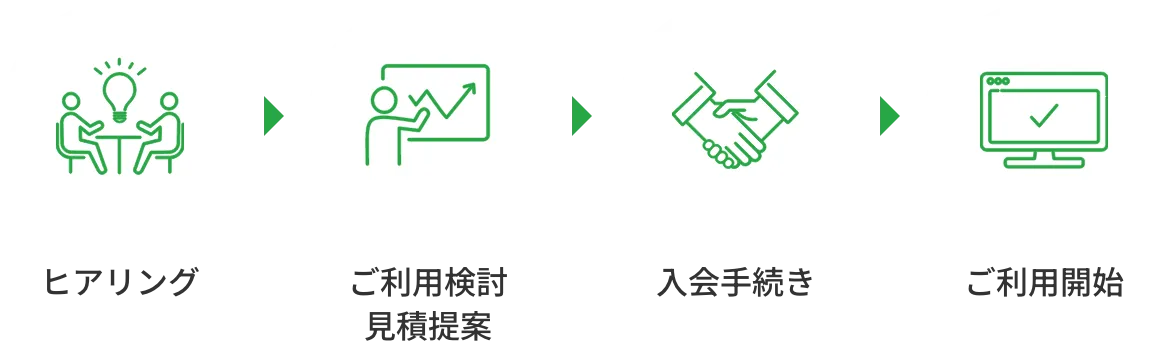 サービス利用開始までの流れ