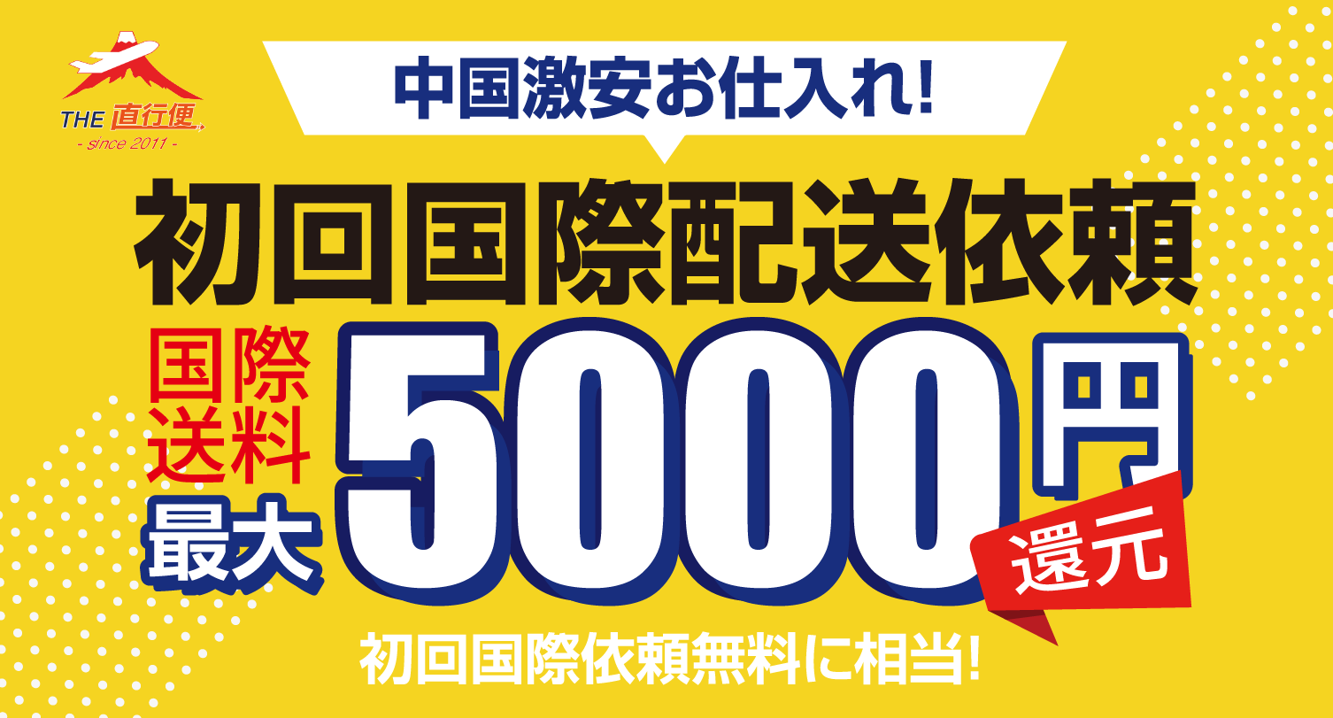 国際送料最大5,000円還元