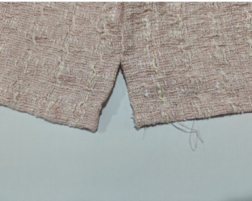 cloth with loose threads