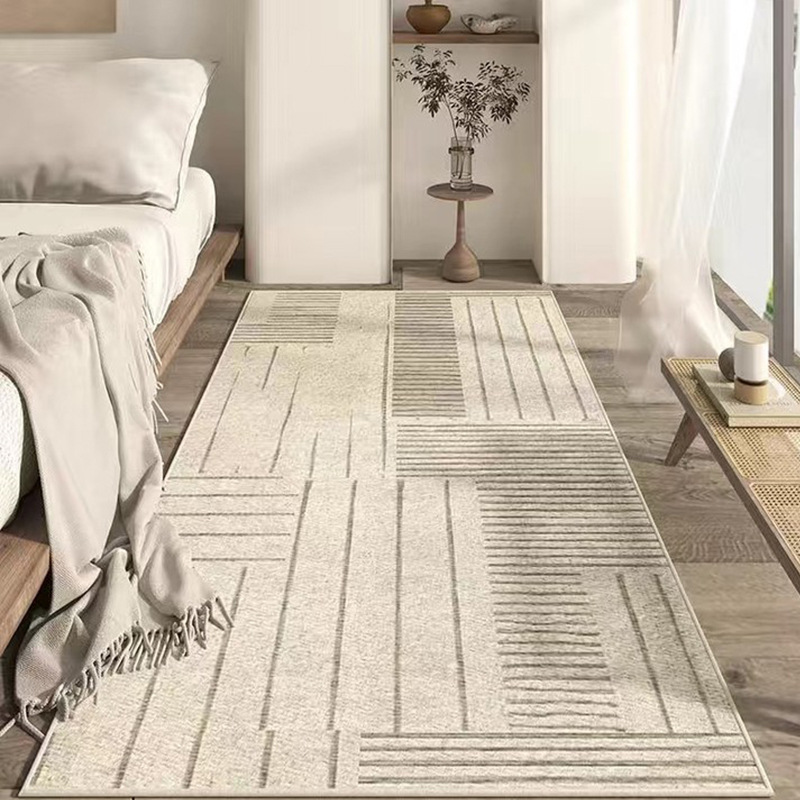 ライン柄ロングラグマット商品画像