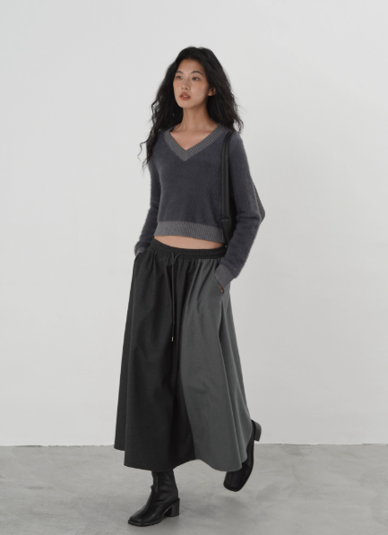 ミモレ丈フレアスカート商品画像