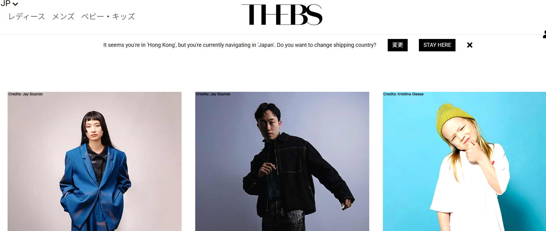 THEBSのホームページ画像