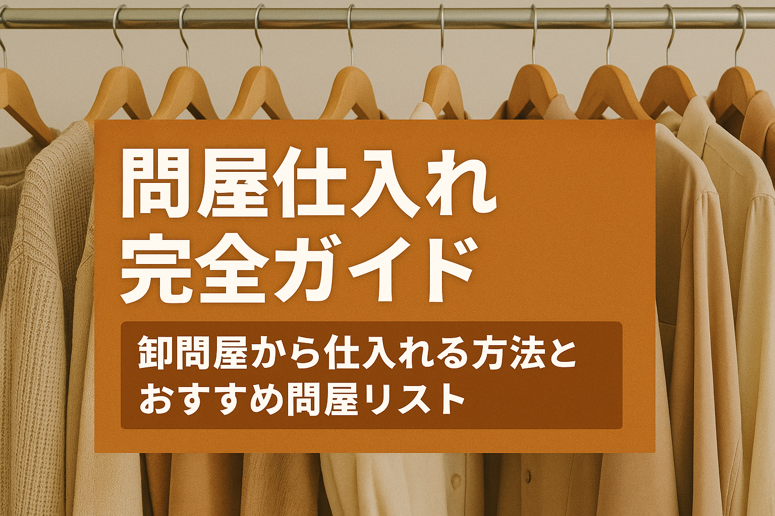 【問屋仕入れ完全ガイド】卸問屋から仕入れる方法とおすすめ問屋リスト | THE CKB