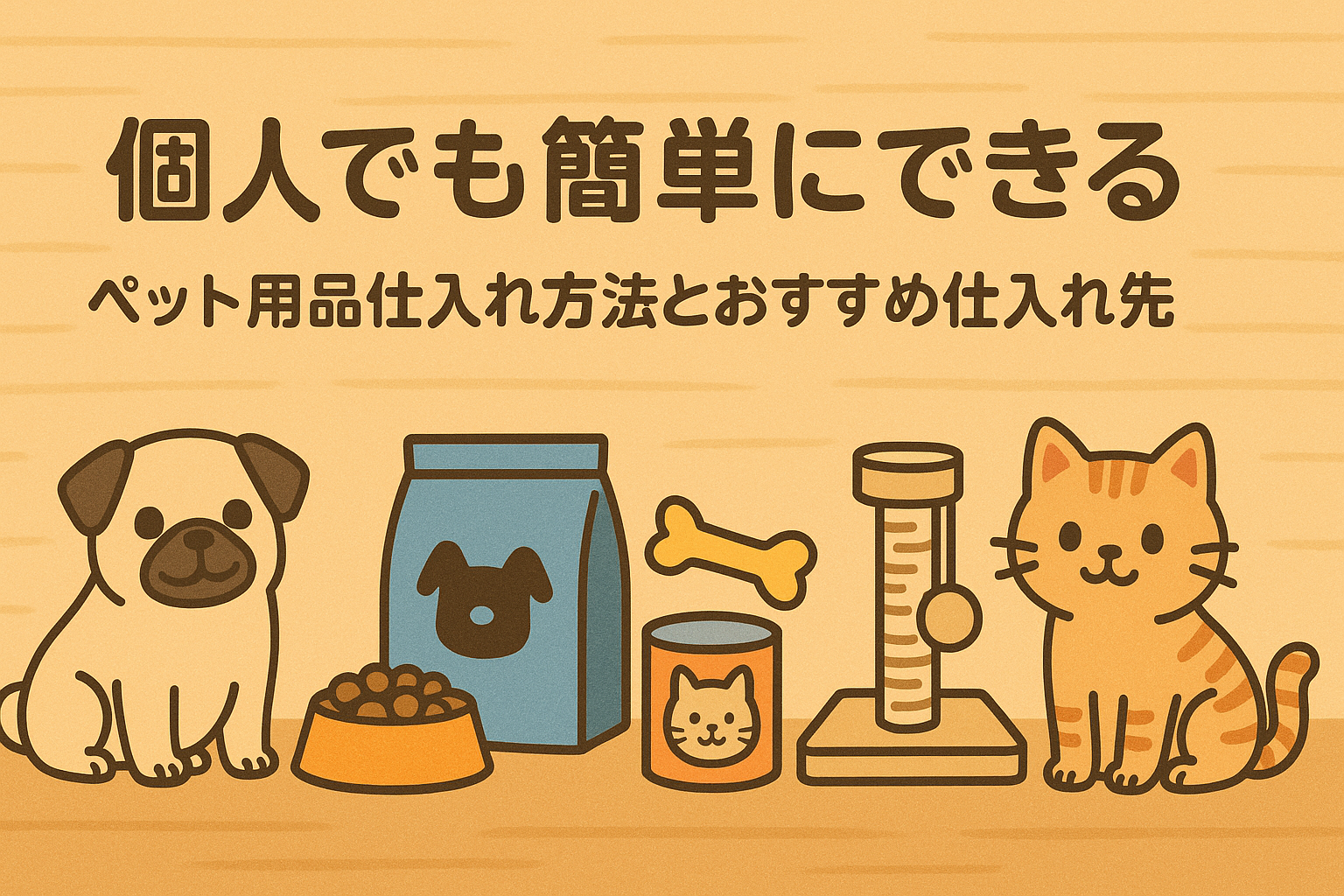 個人でも簡単にできるペット用品仕入れ方法とおすすめ仕入れ先 | THE CKB