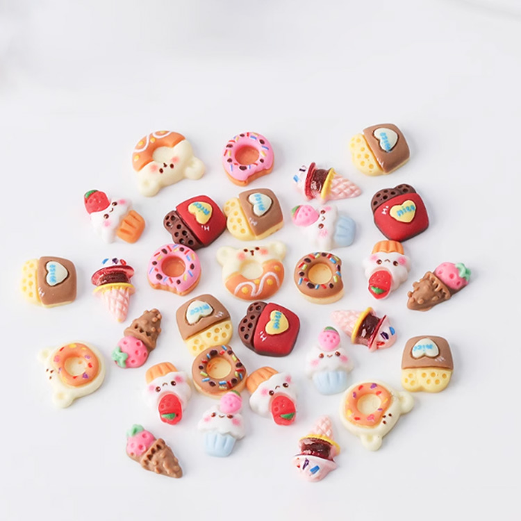 スイーツモチーフネイルパーツミックス画像