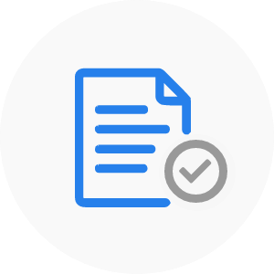 お客様確認のアイコン