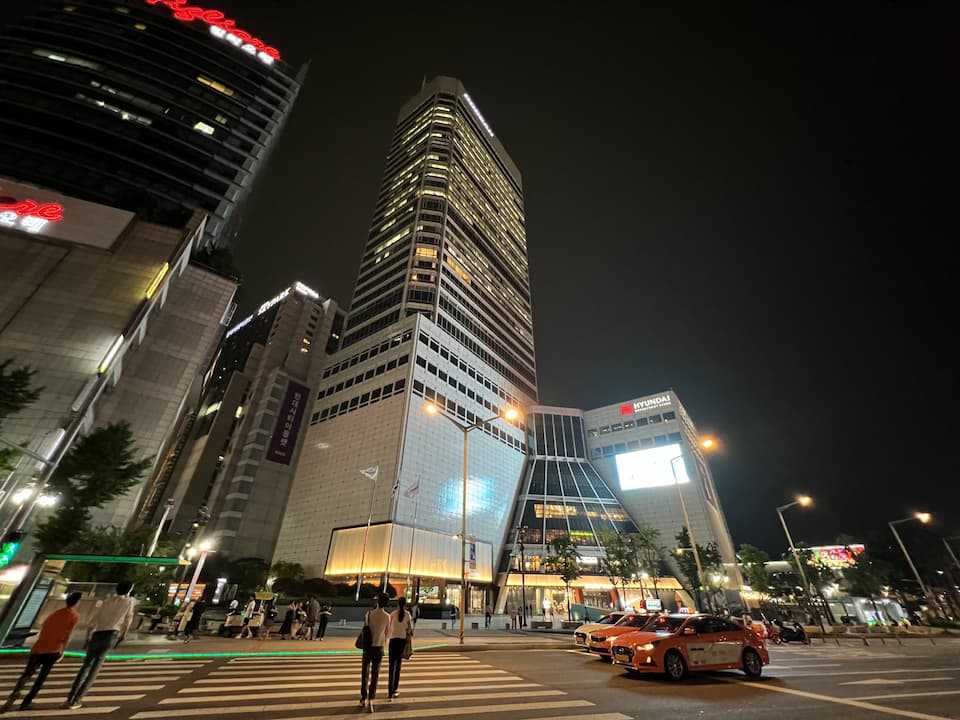 韓国東大門市場の風景