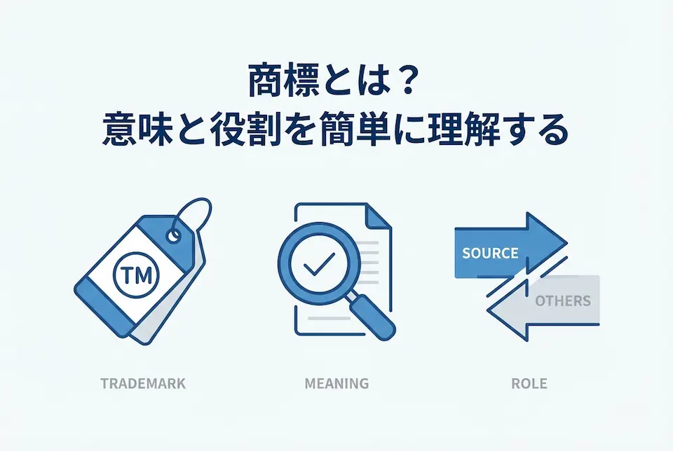 トレードマーク、意味、役割を表現したアイコン