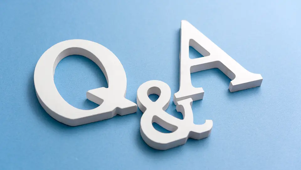 Q＆Aの文字