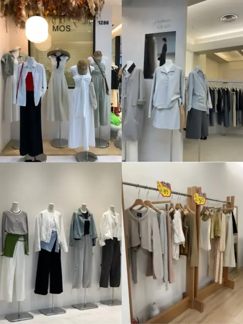 杭州市場のレディースアパレルショップ